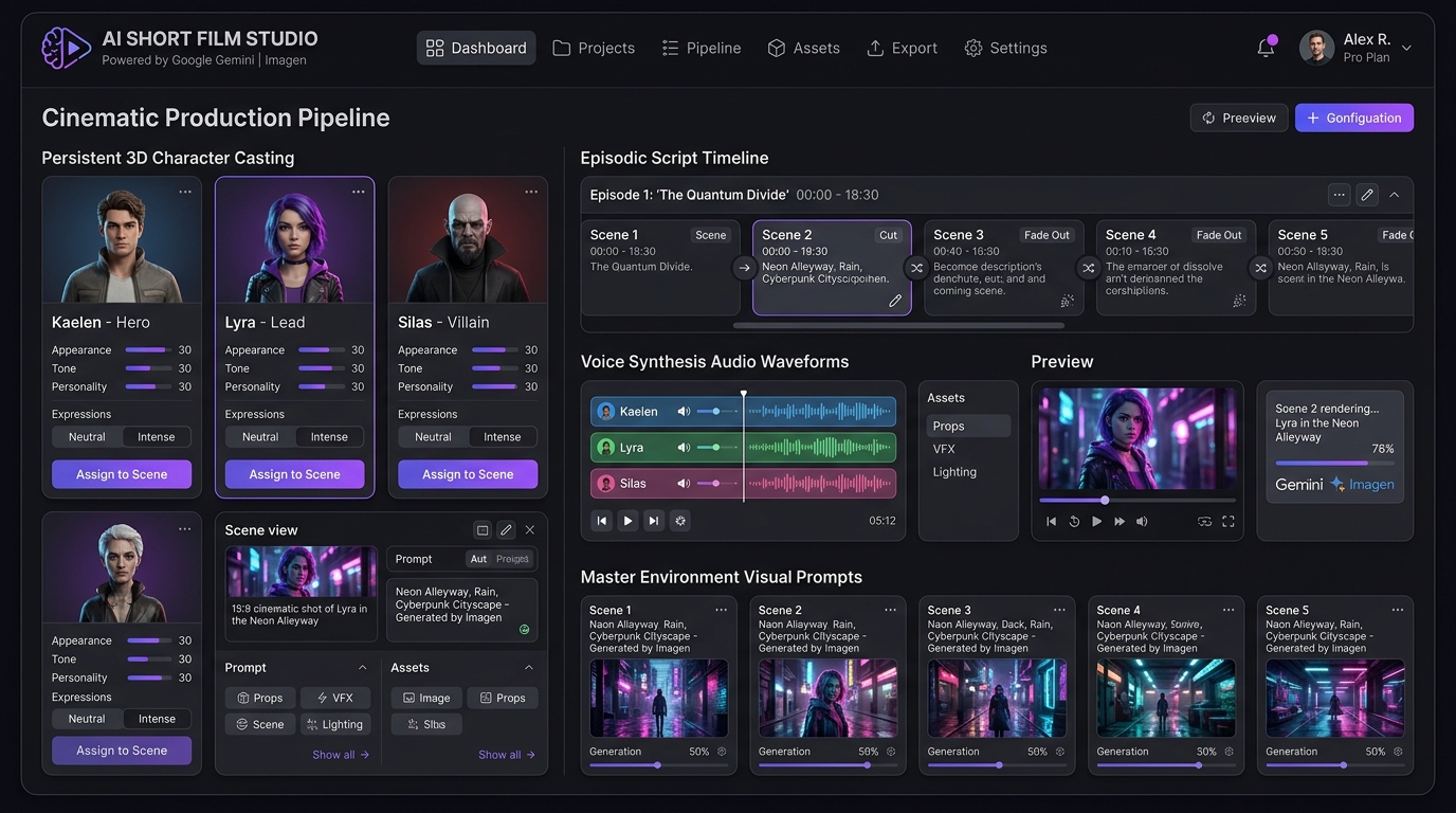 AI Short Film Studio